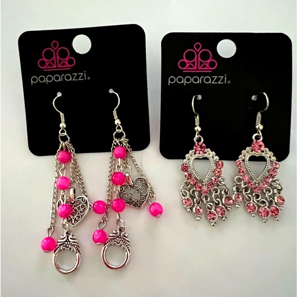 Paparazzi Jewelry Pink Earrings Set